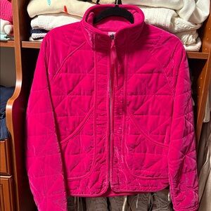 Alia Fuchsia Quilted Hot Pink Jacket